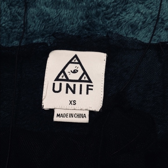 UNIF XS black mesh sheer mini dress - Picture 2 of 8